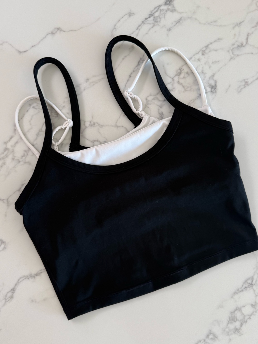 FORM Layered Tank - Black / White - Size Medium